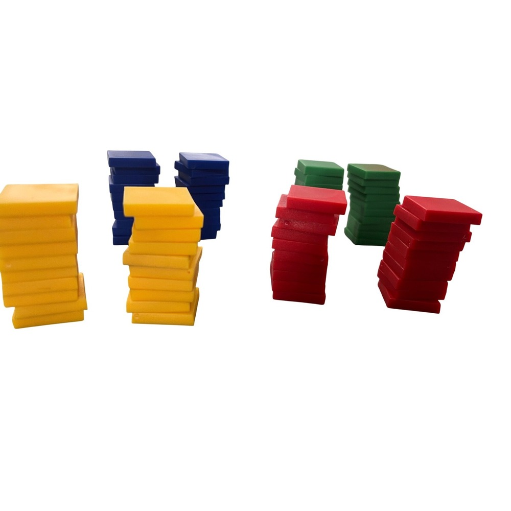 Plastic Math Learning Manipulatives Cubes Tiles Counting Pattern Sorting Blocks‎ - Picture 5 of 10
